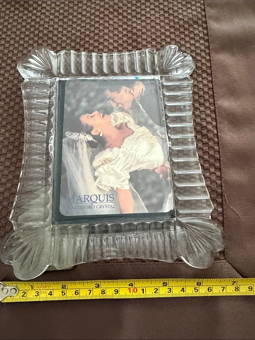 Clear Glass Picture Frame - Marquis Crystal Style